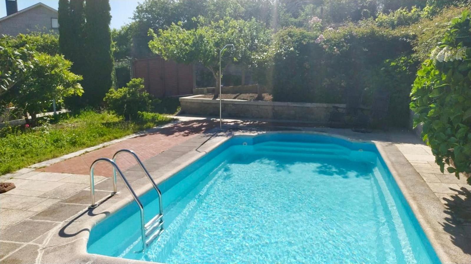 Apartamento Con Jardin Y Piscina Temporada Verano Privados Samieira Dış mekan fotoğraf